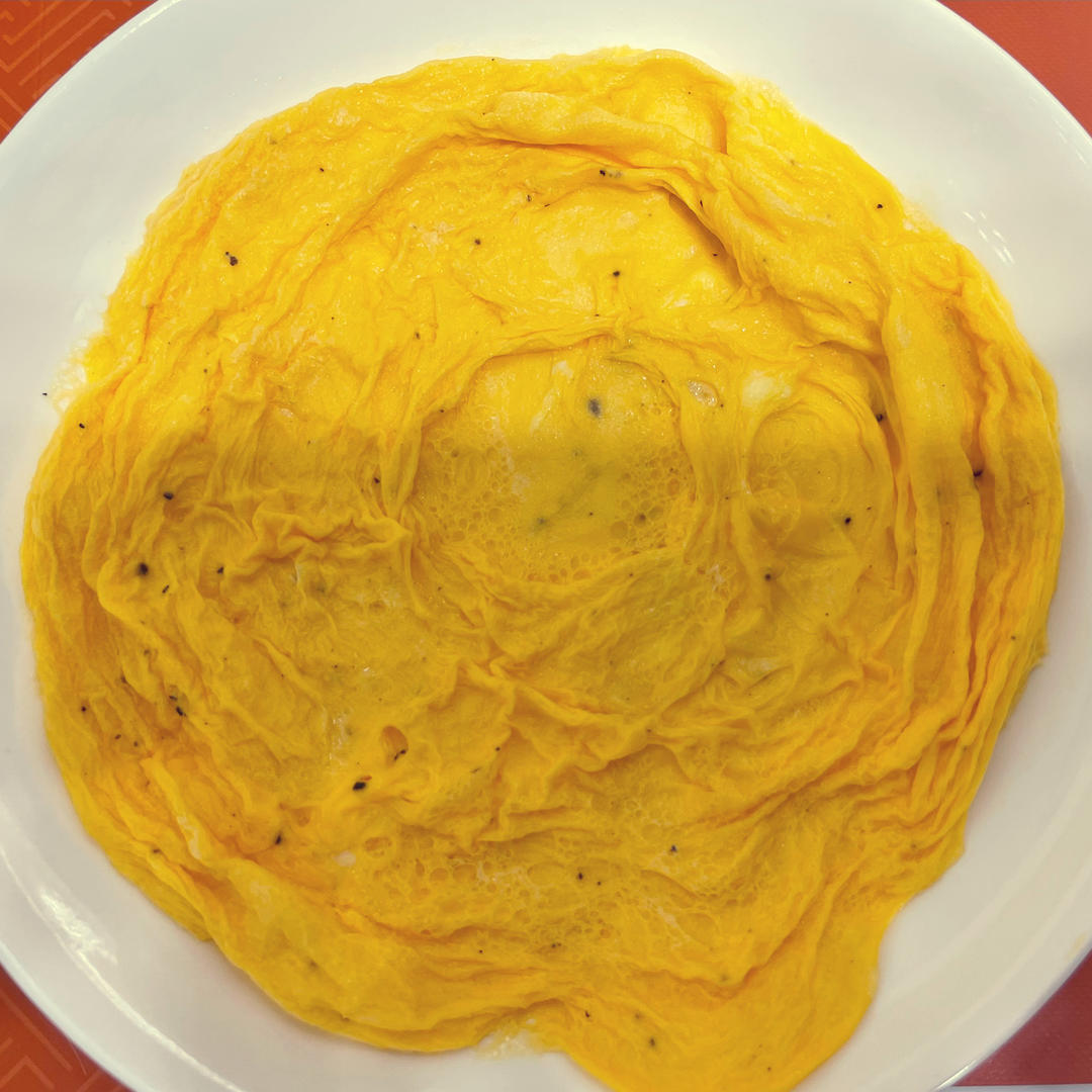 2分钟微波炉快速鸡蛋饼