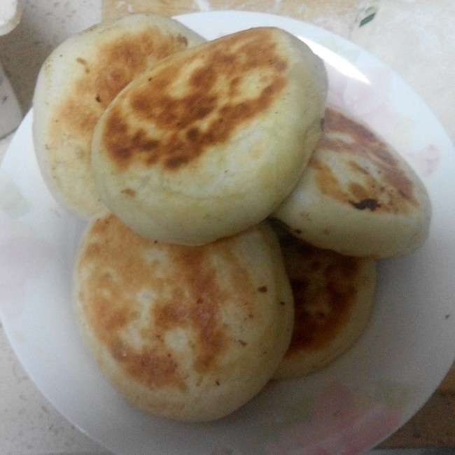 虾皮圆白菜馅饼