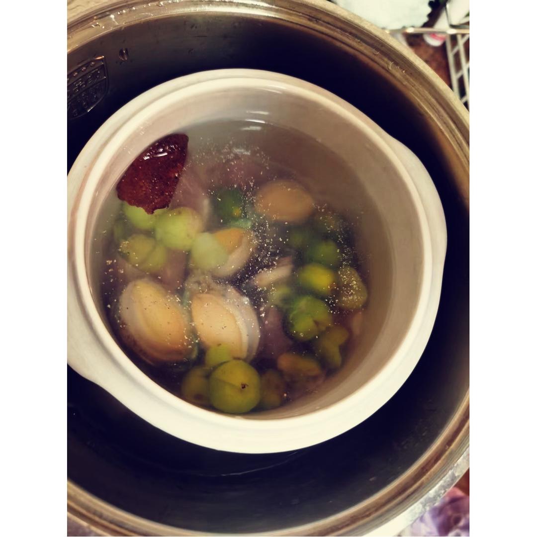 鲍鱼橄榄油甘陈皮汤