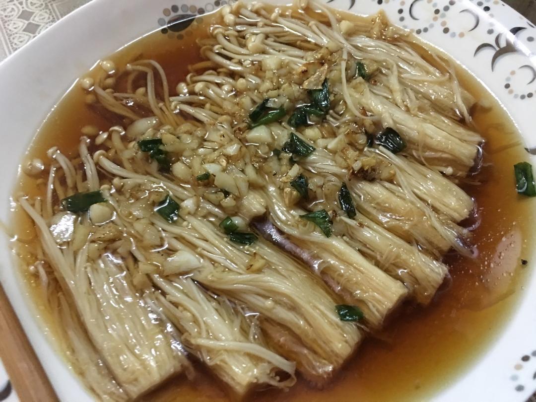 油泼金针菇