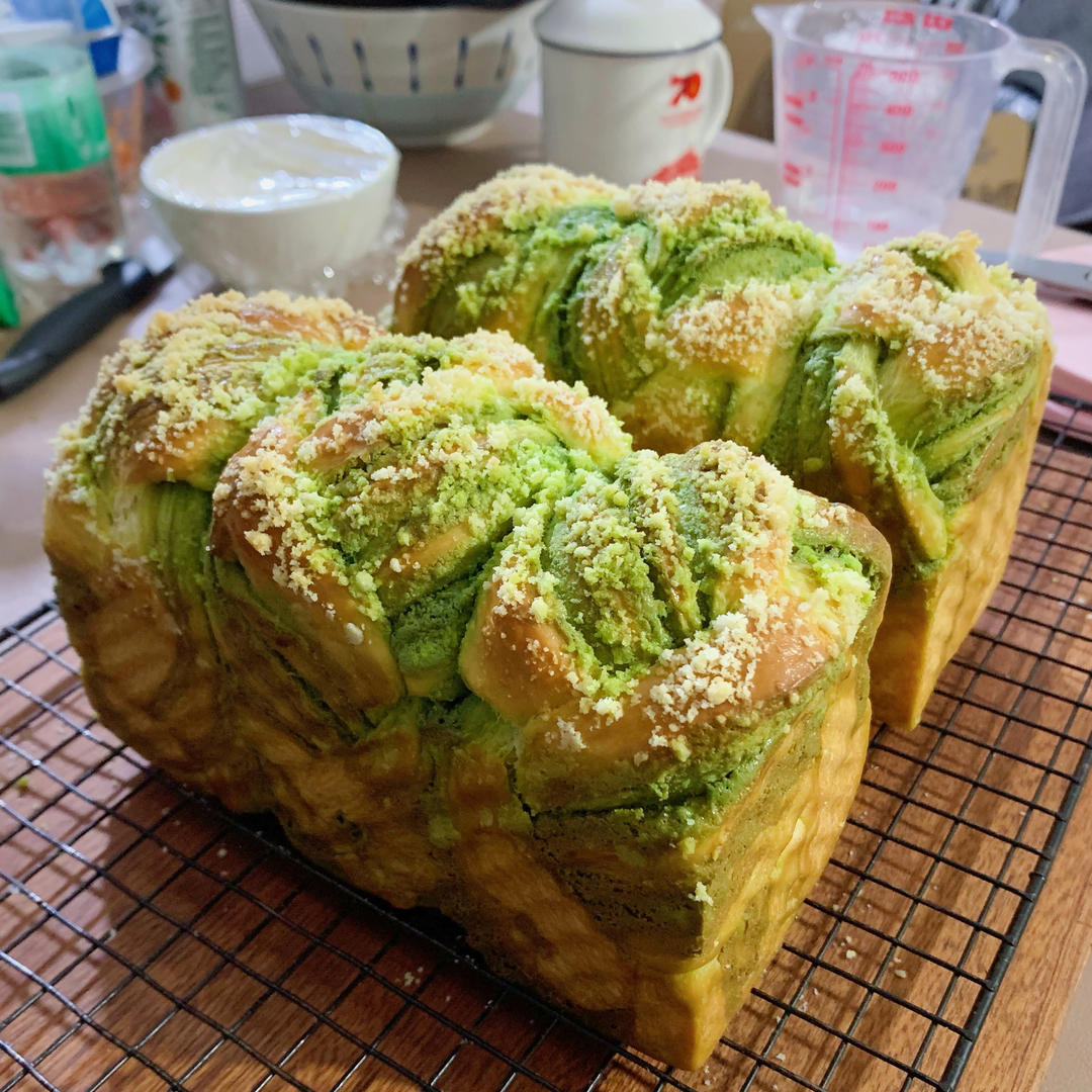 抹茶奶酥吐司