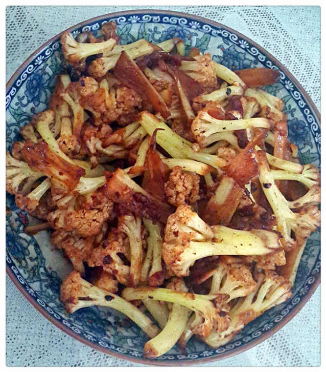 很“浪费”米饭的家常菜之一-------干锅菜花