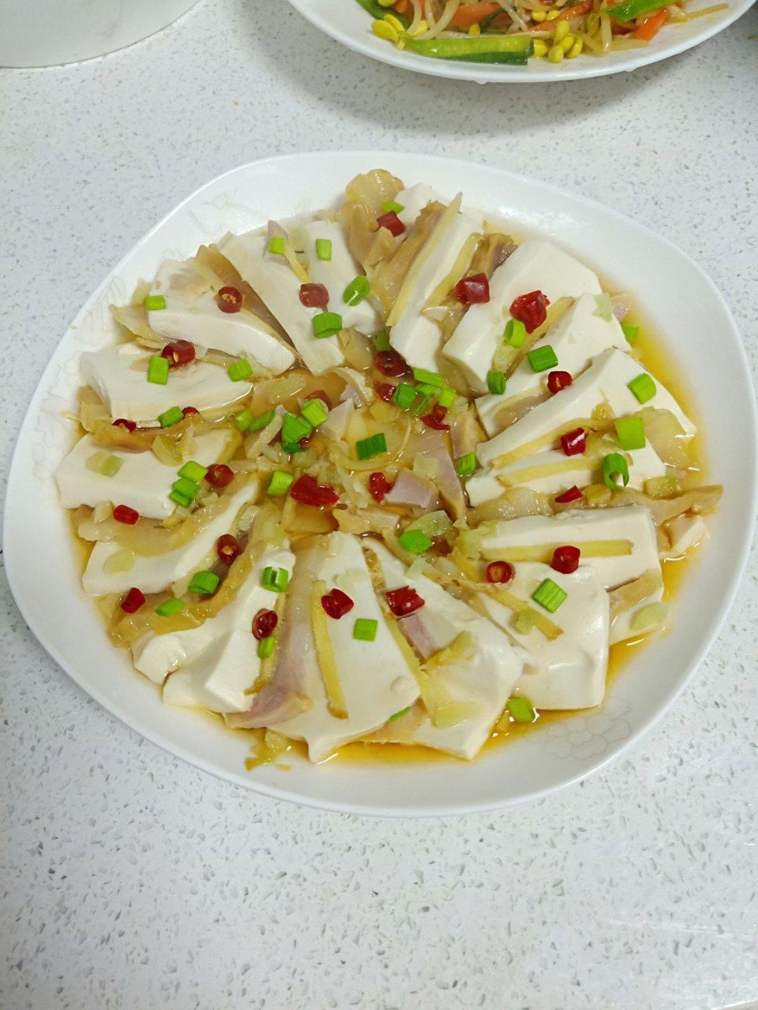 ㊙️腊味‼️腊肉蒸豆腐‼️年菜必备