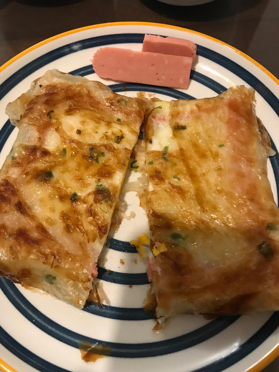 手抓饼版鸡蛋酥饼