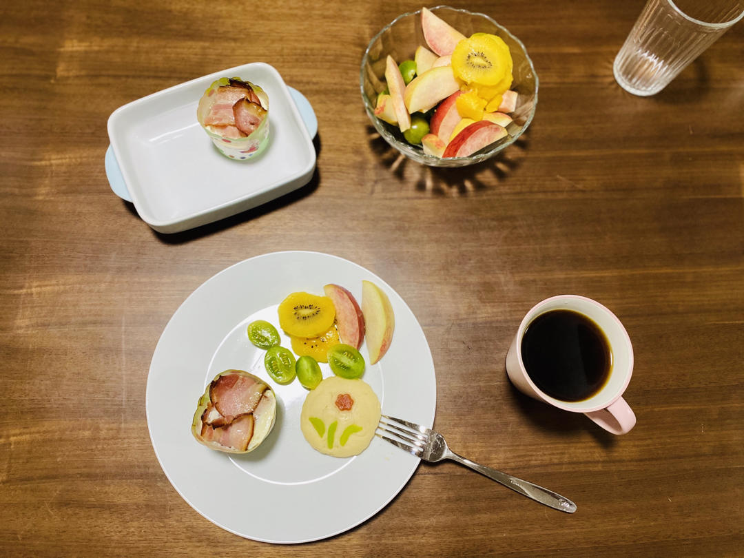 芝士焗鸡蛋培根 生酮