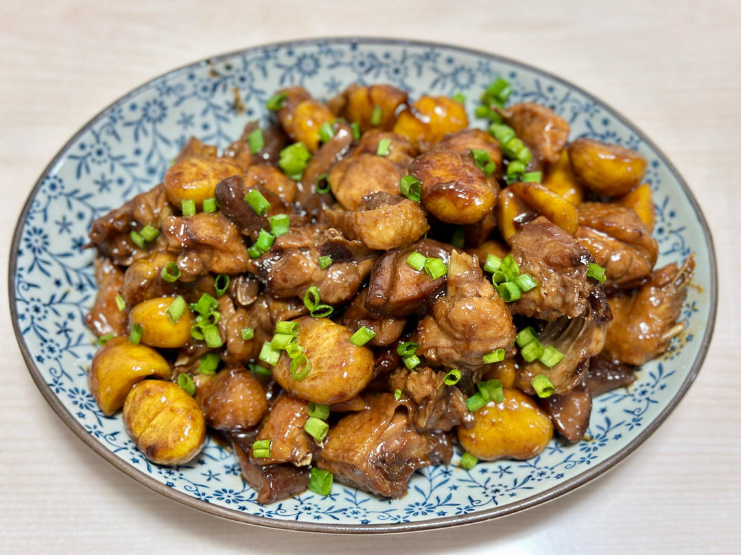 【栗子烧鸡】鸡肉都给你吃，栗子归我~