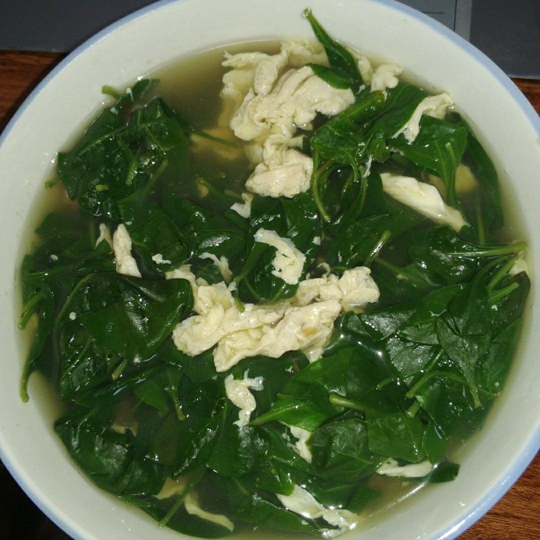 【快手菜】枸杞叶鸡蛋汤
