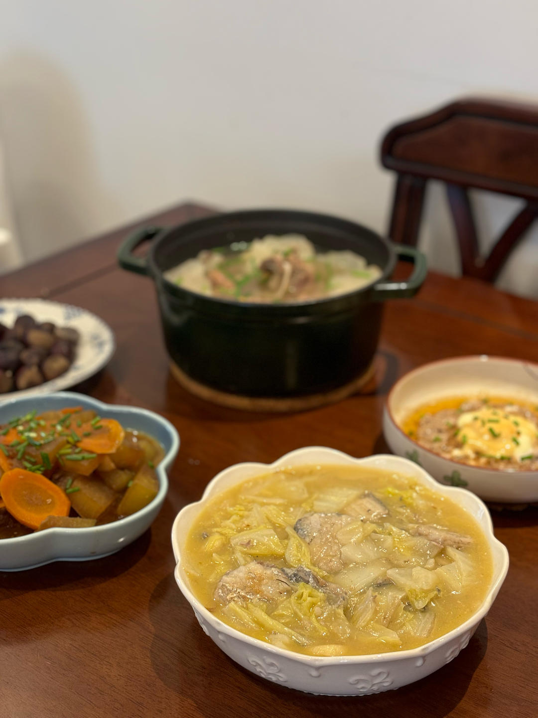 醋溜白菜带鱼羹