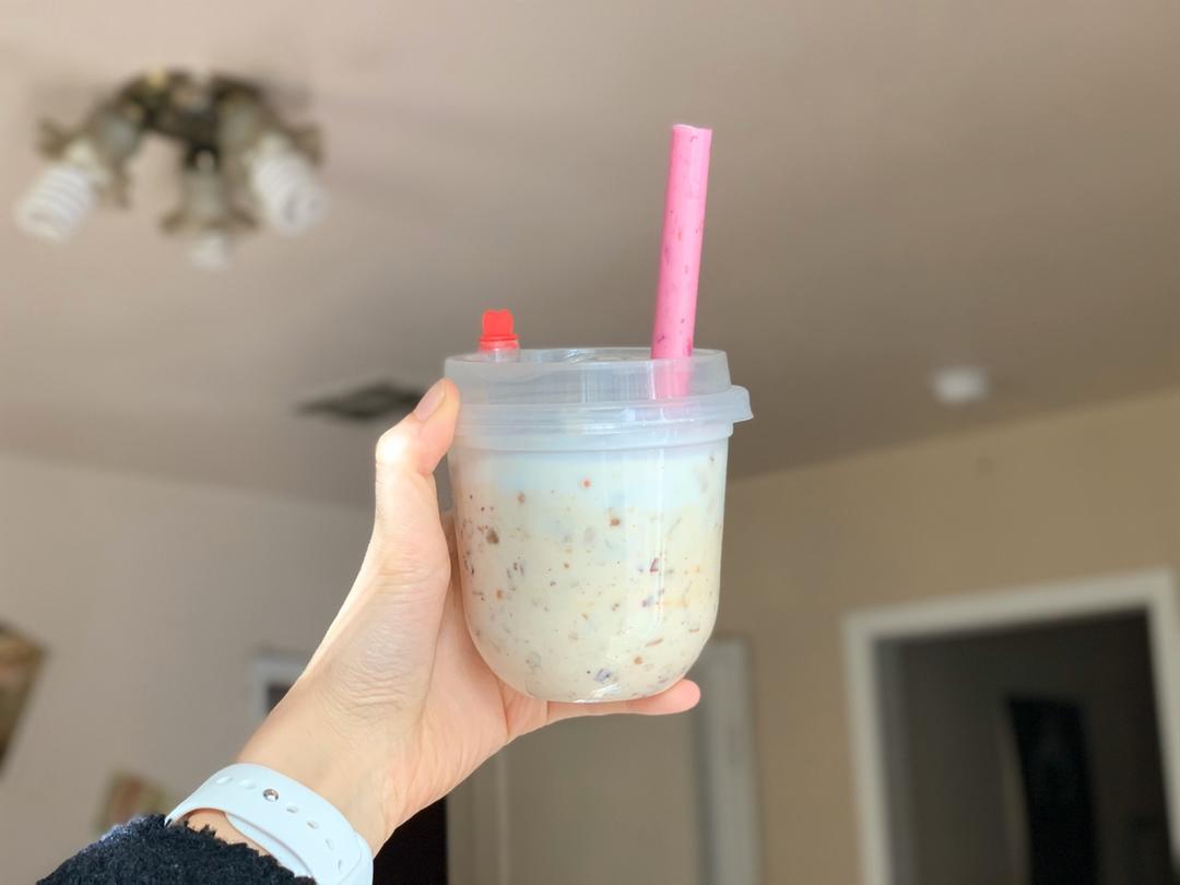 【减脂代餐】万能炖燕麦米｜拌尽一切甜品饮料