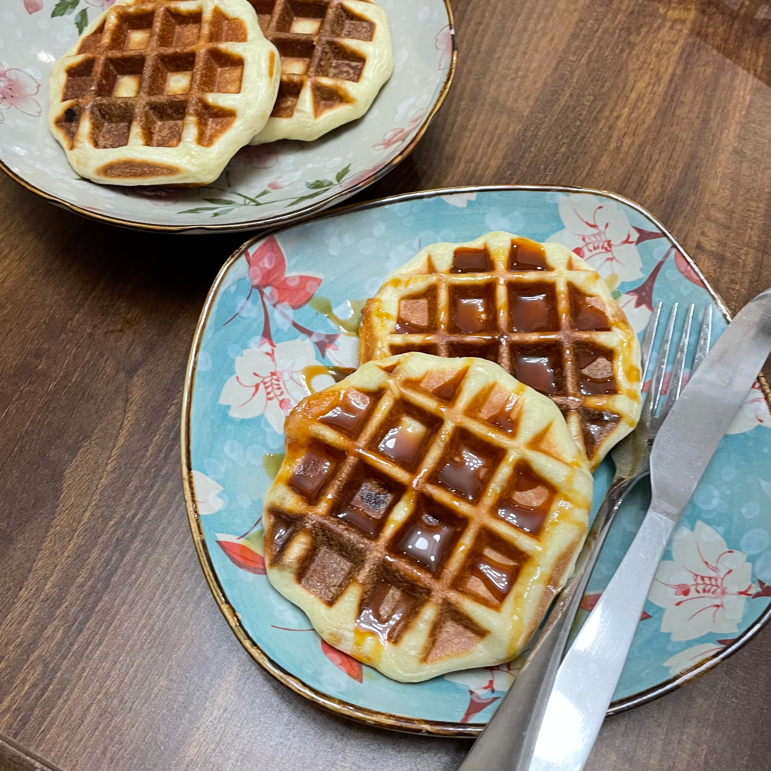 酵母版芝士华夫饼