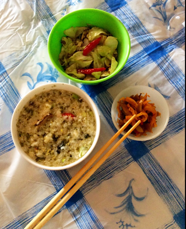 蔬菜瘦肉粥