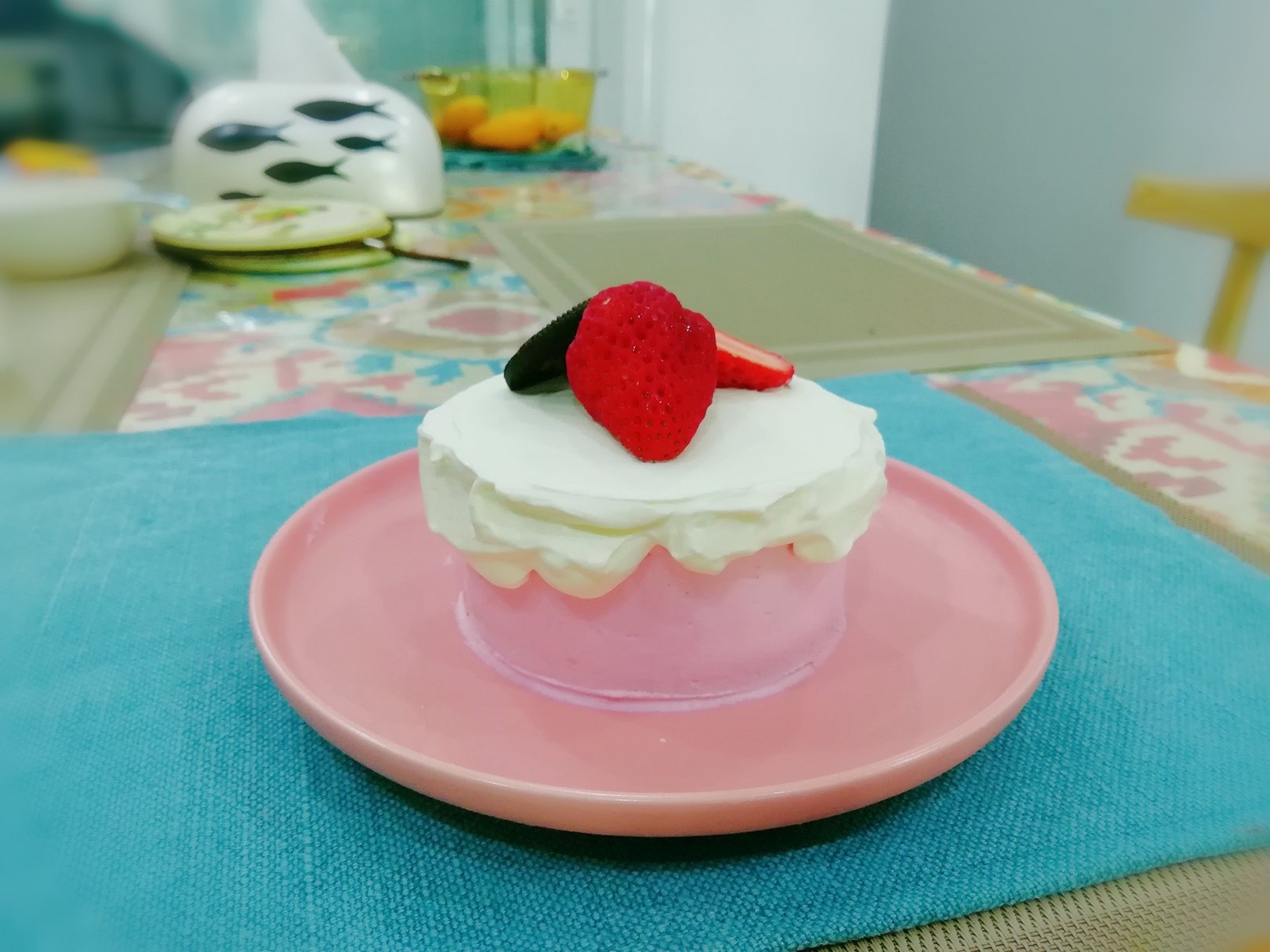 【视频】树莓奶油 滴落蛋糕