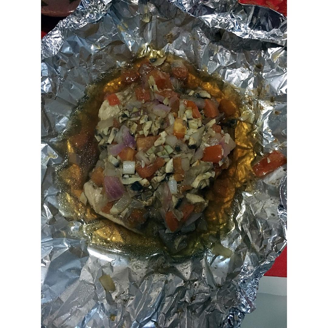 【健康三餐】番茄口蘑蒸鸡胸