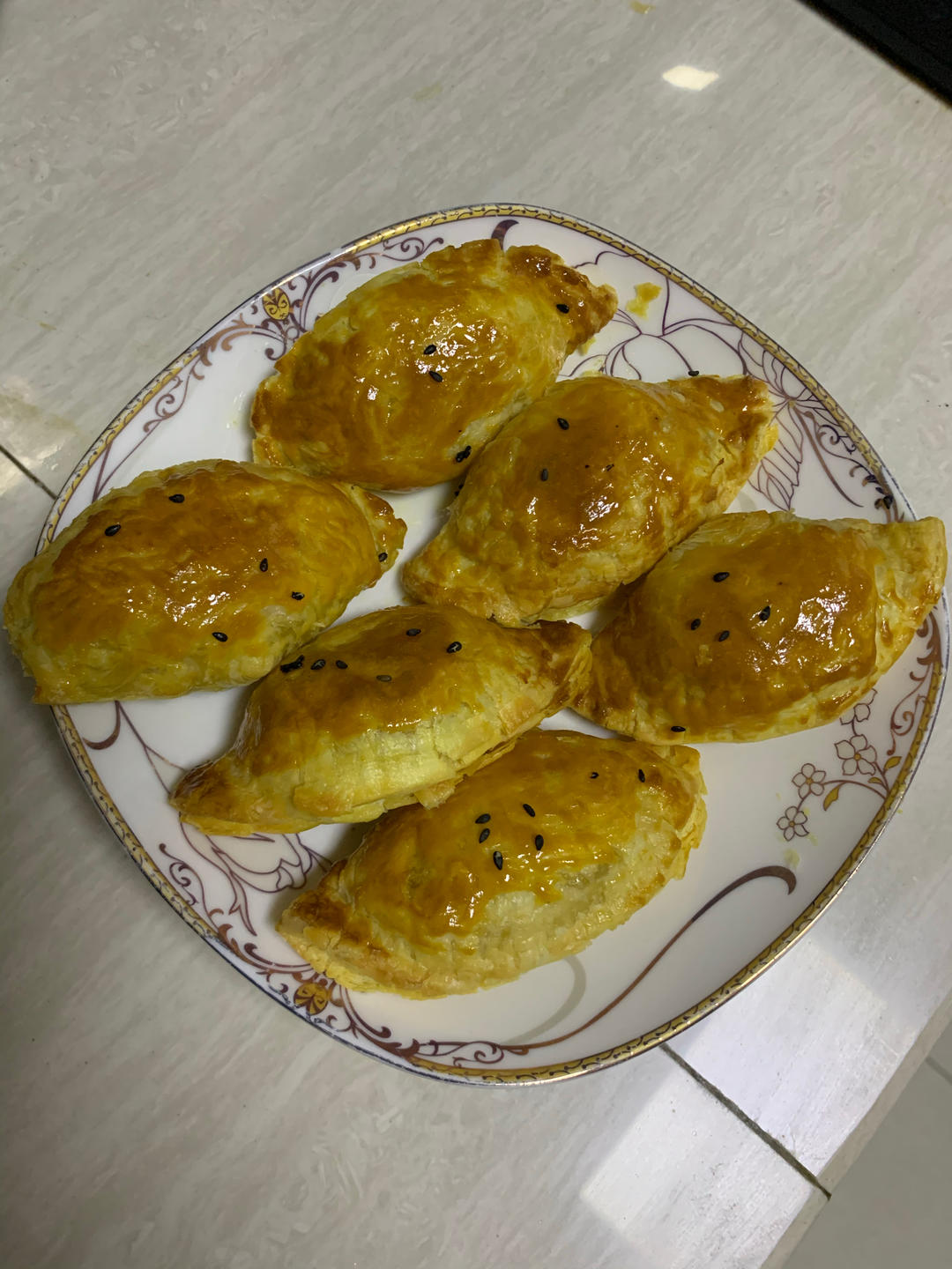 简易版蛋挞皮香蕉派