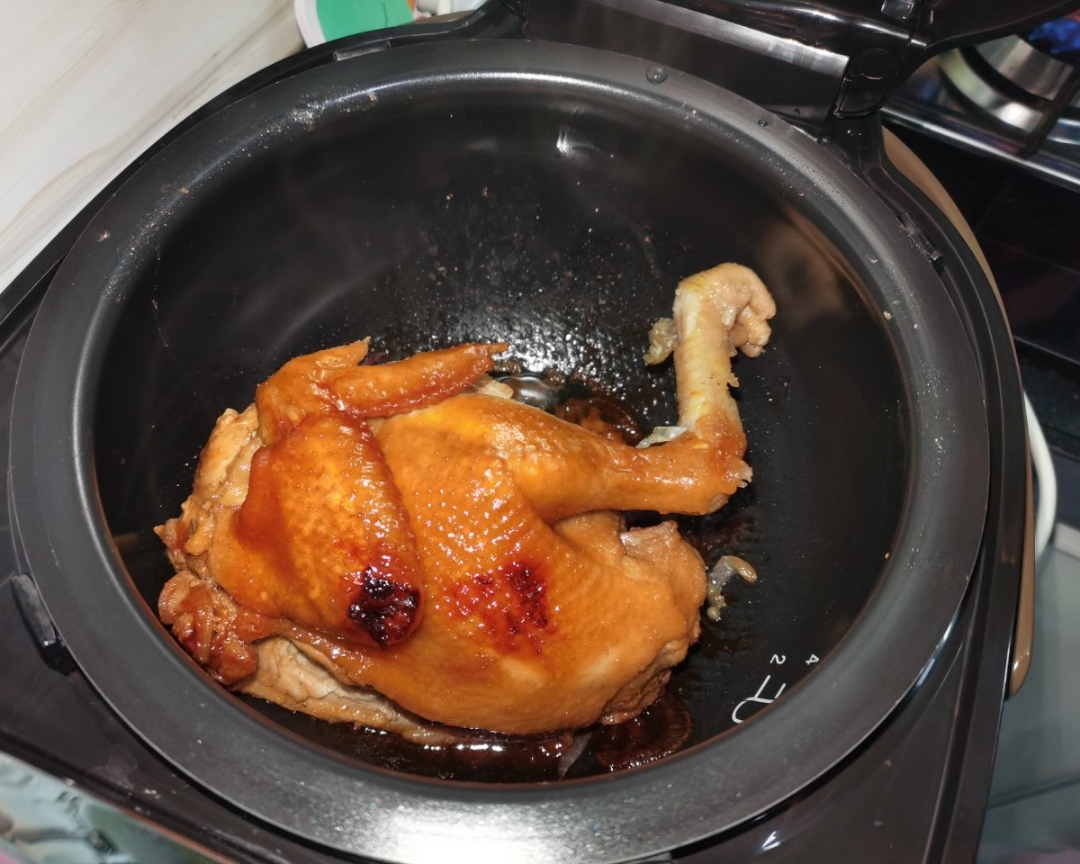电饭煲盐焗鸡的做法 步骤3