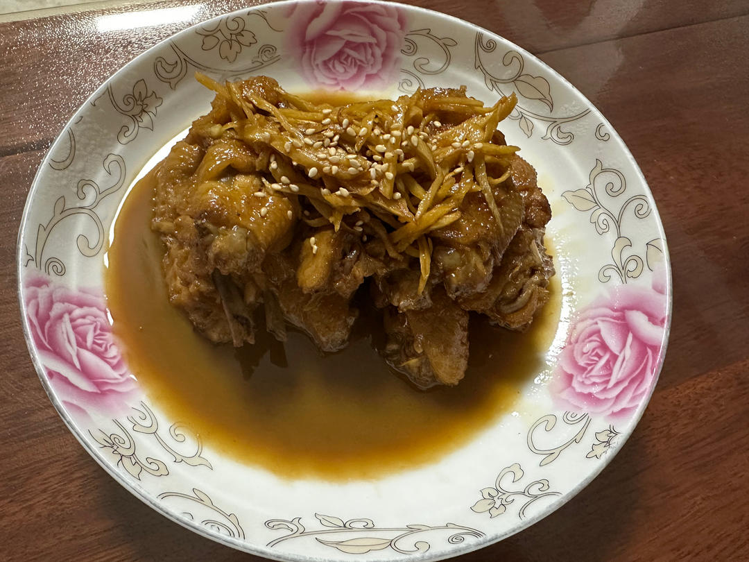 可乐鸡翅（姜丝都好吃）