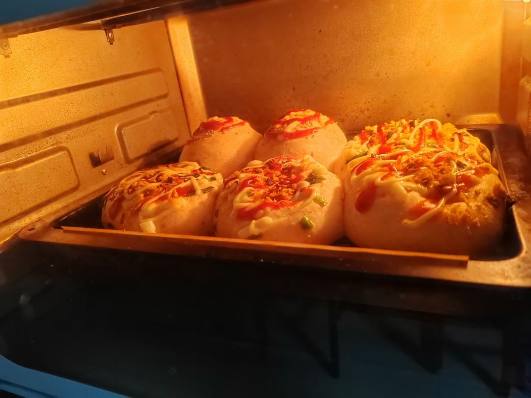 香葱火腿肉松面包