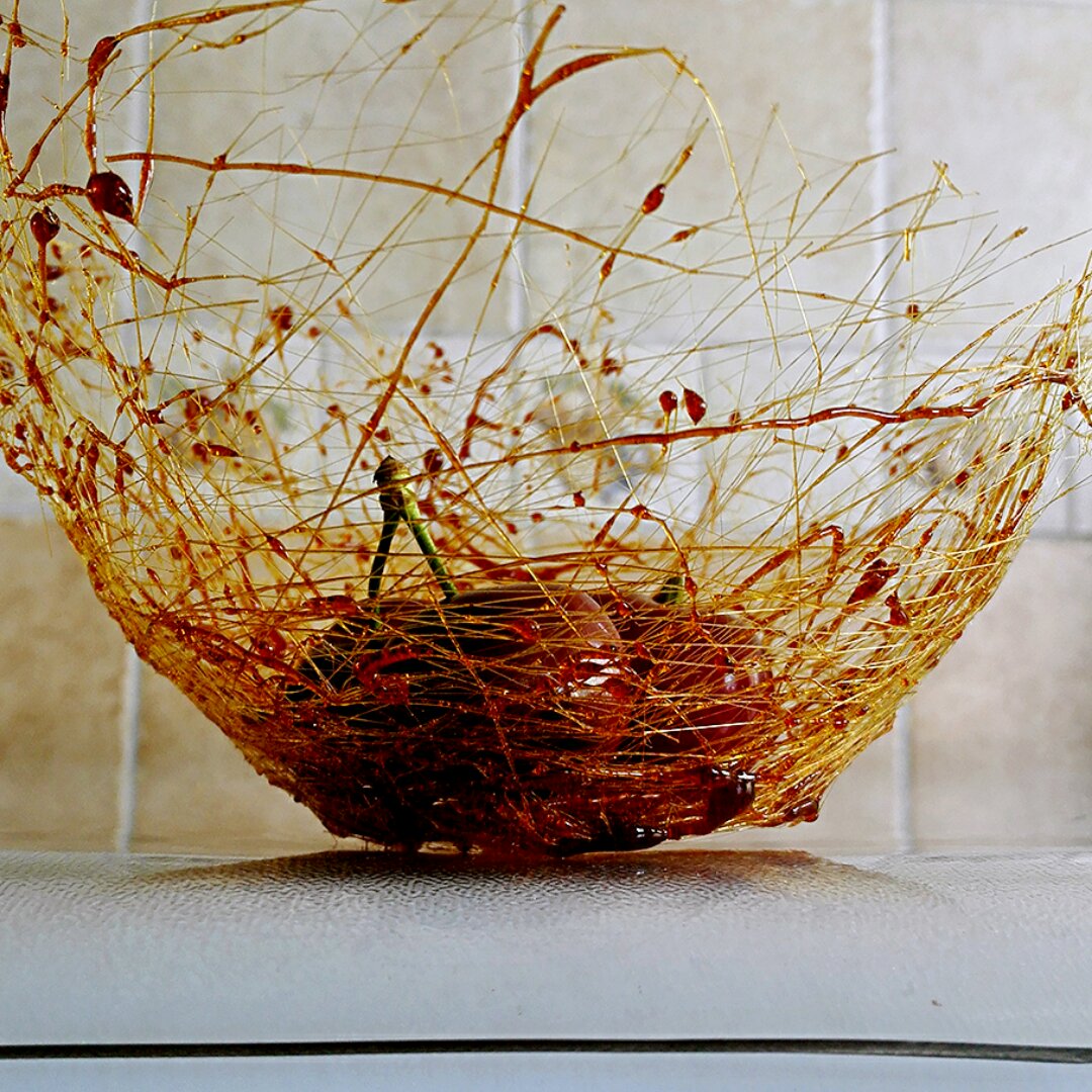 美小猪猪猪做的糖丝碗