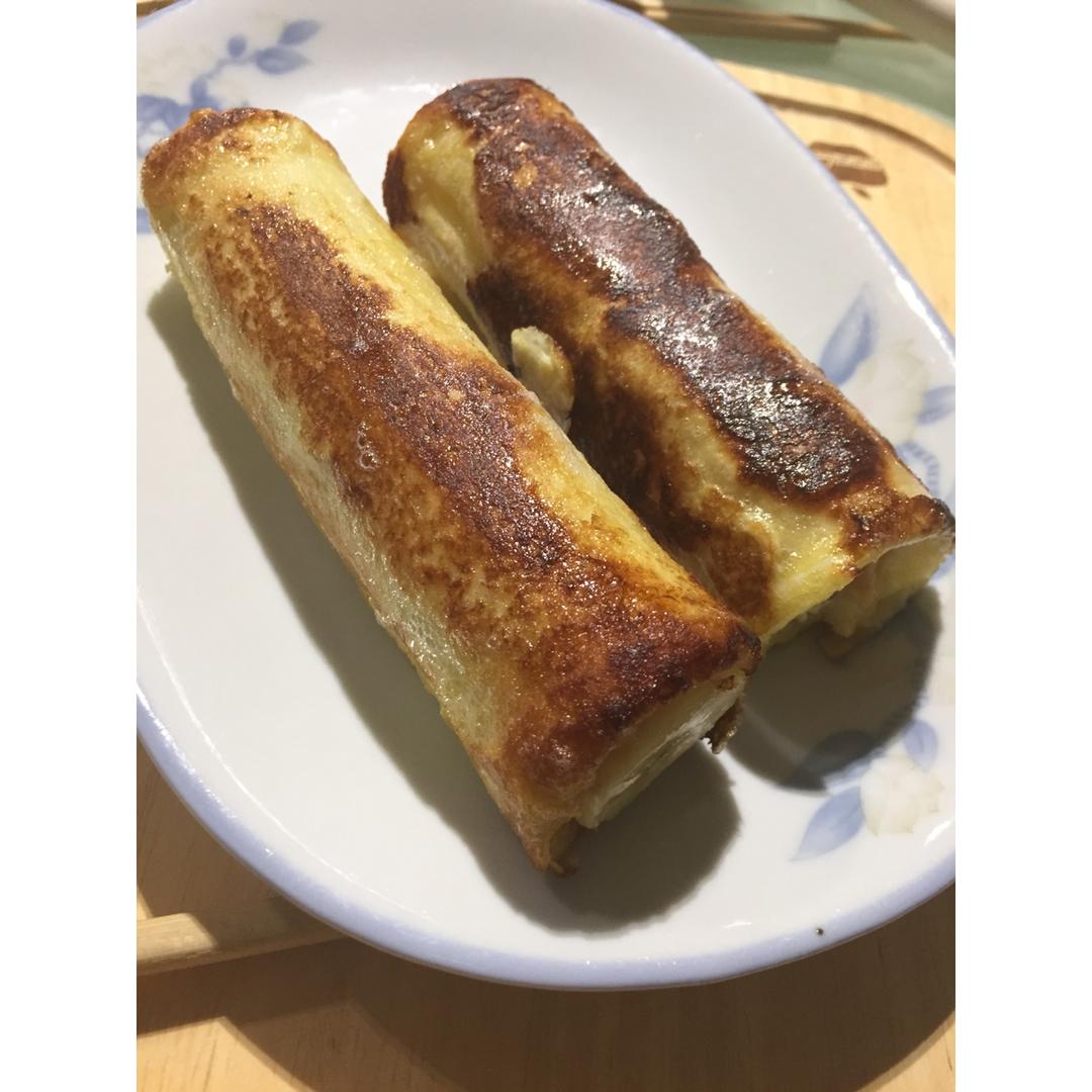 香蕉吐司卷