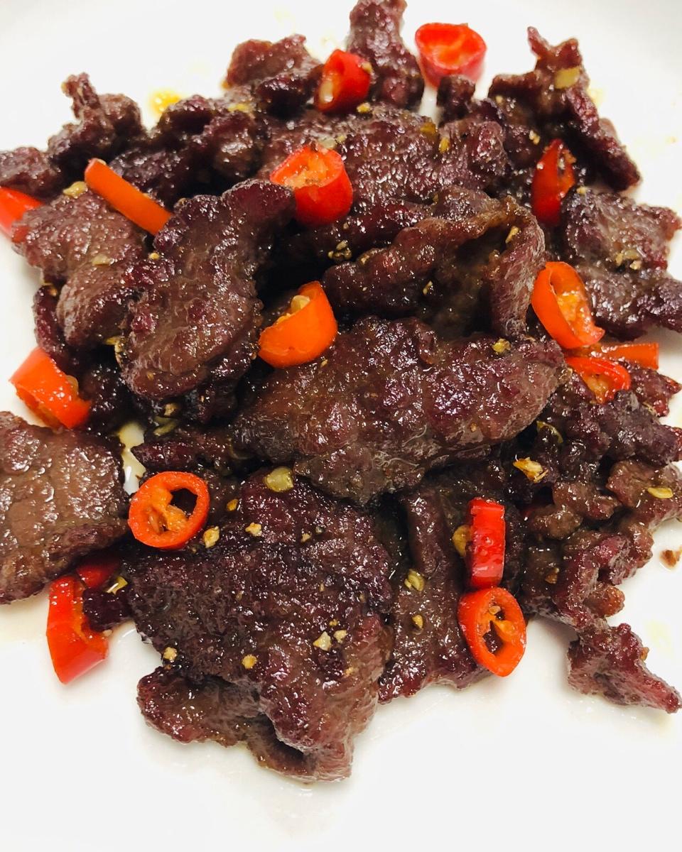 野山椒炒牛肉