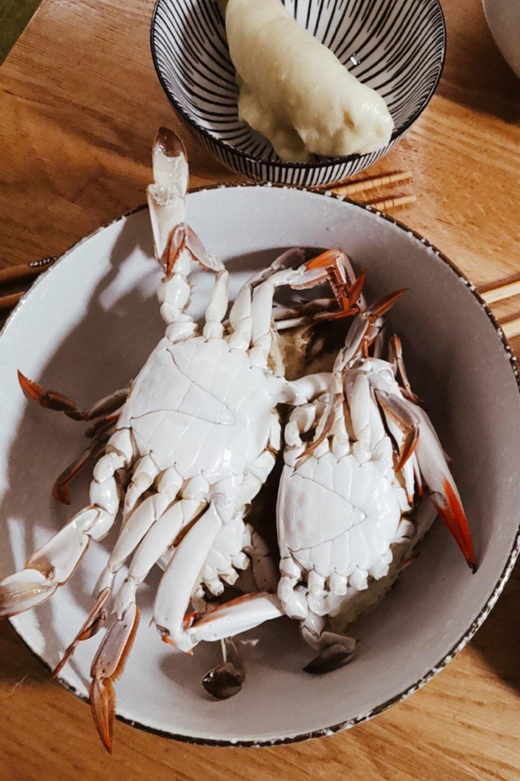 家常版清蒸梭子蟹，用料简单