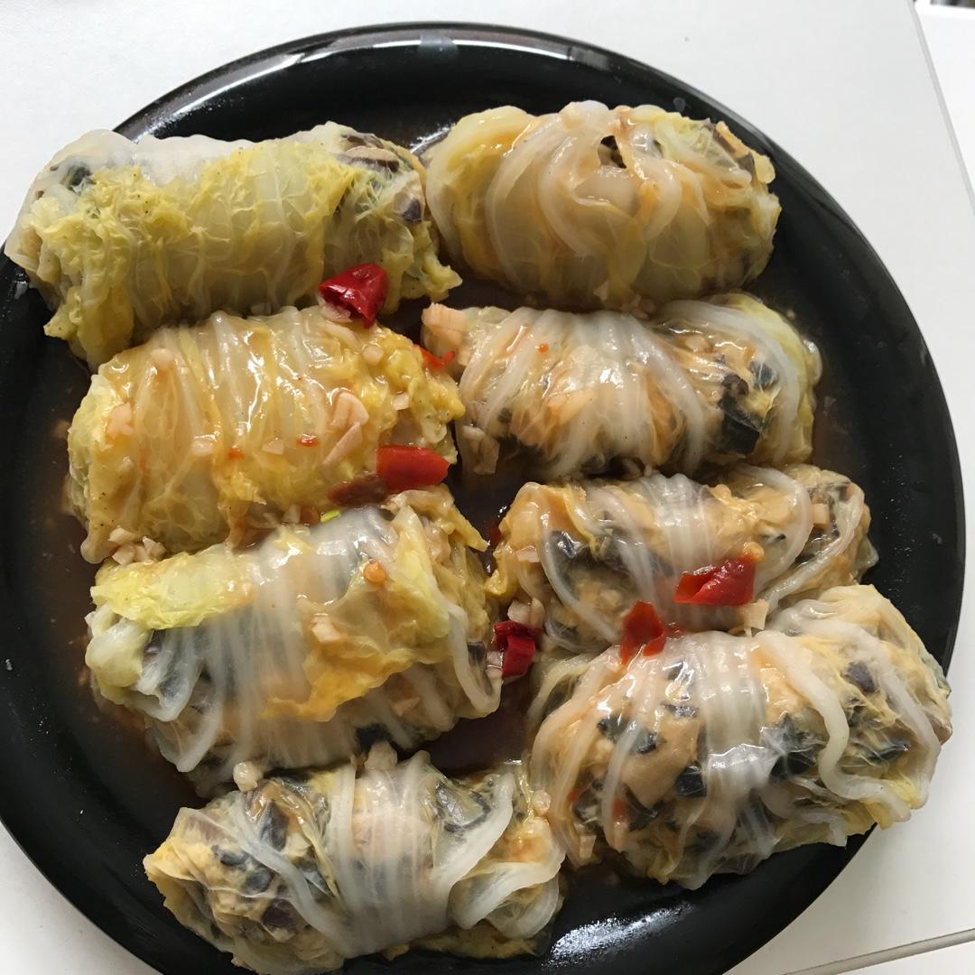 肉酿白菜卷