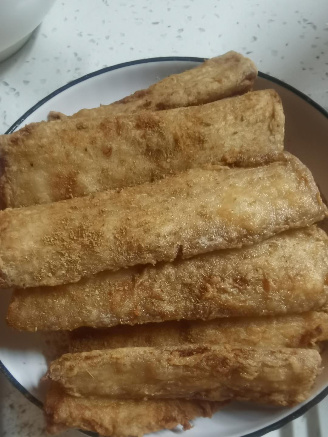 炸带鱼段(一点小窍门油就不浑了)