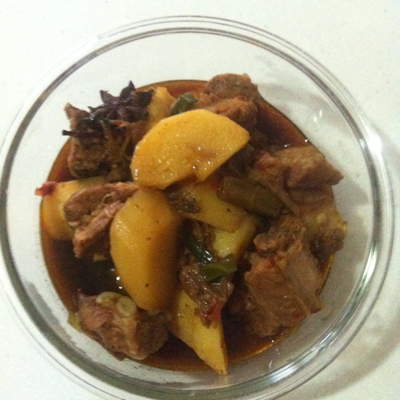土豆炖排骨