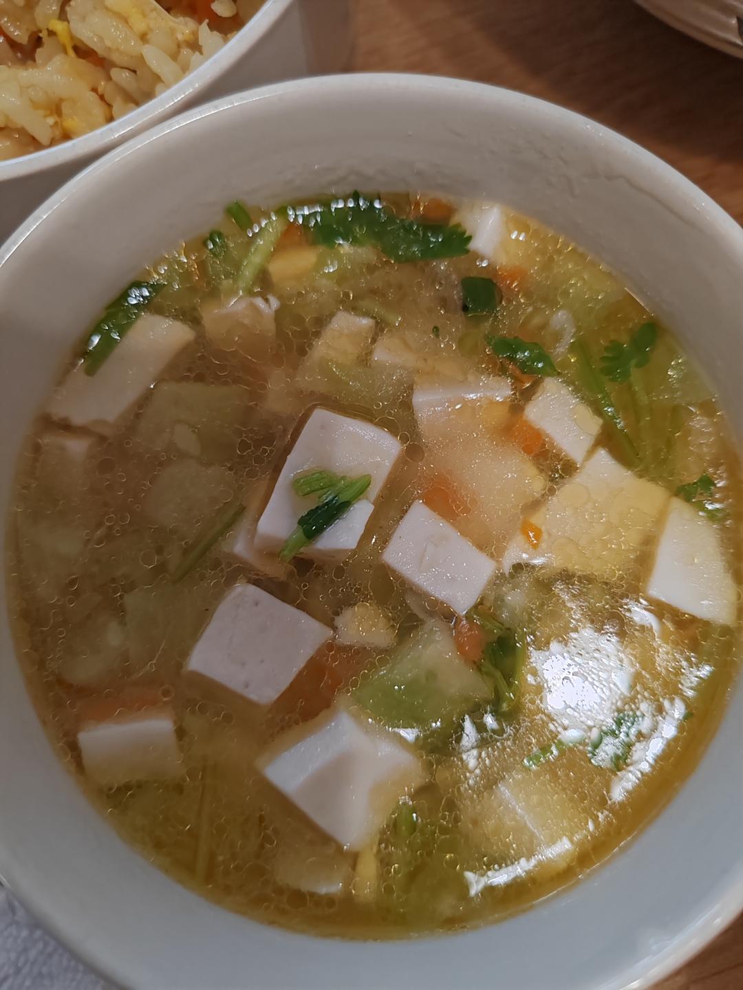 丝瓜豆腐羹