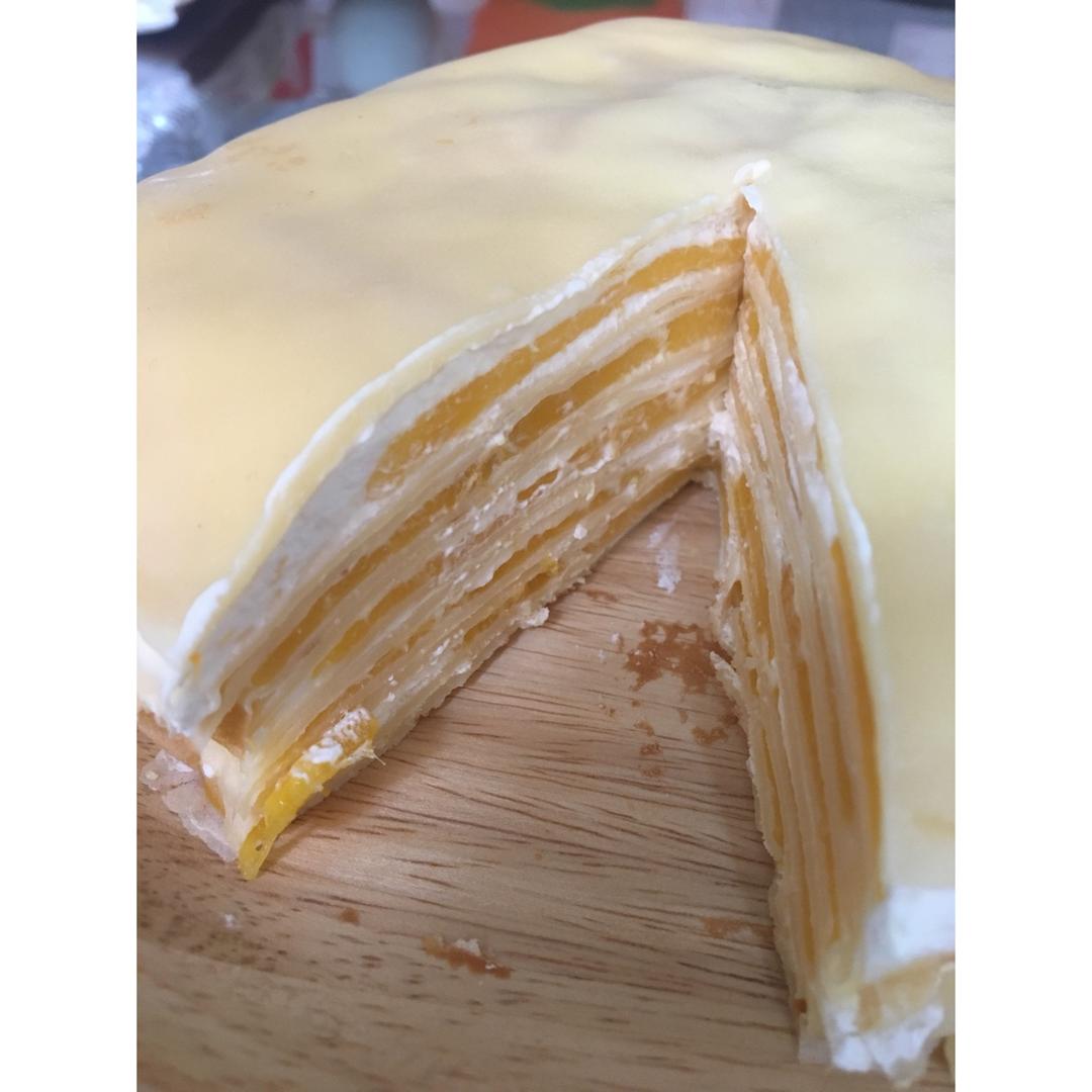芒果千层蛋糕，100%成功告别煎皮无能