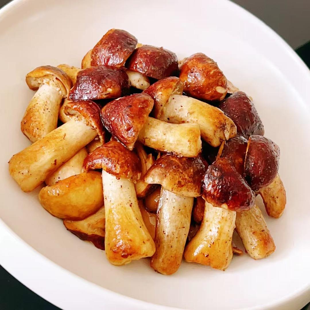 黄油香煎赤松茸的做法 步骤9