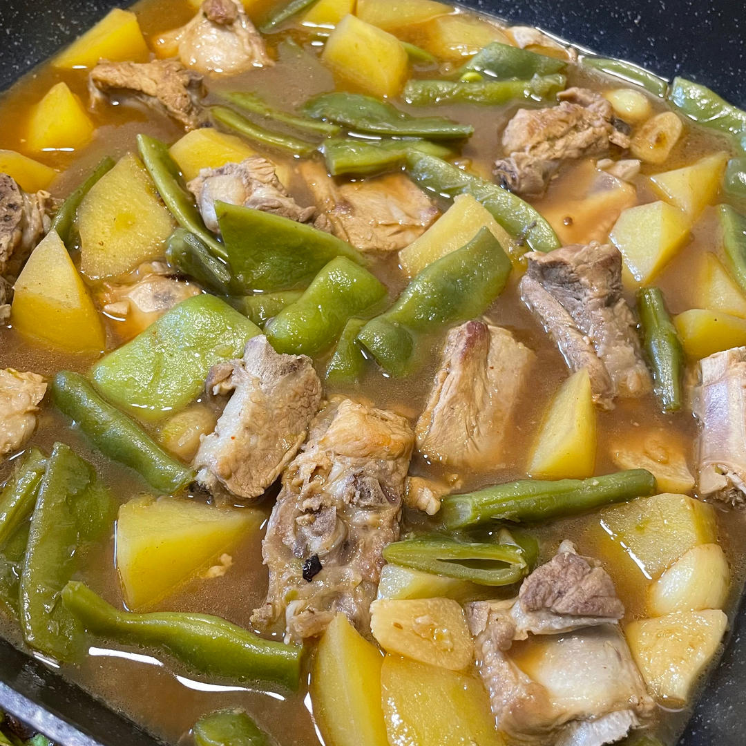 排骨豆角焖面