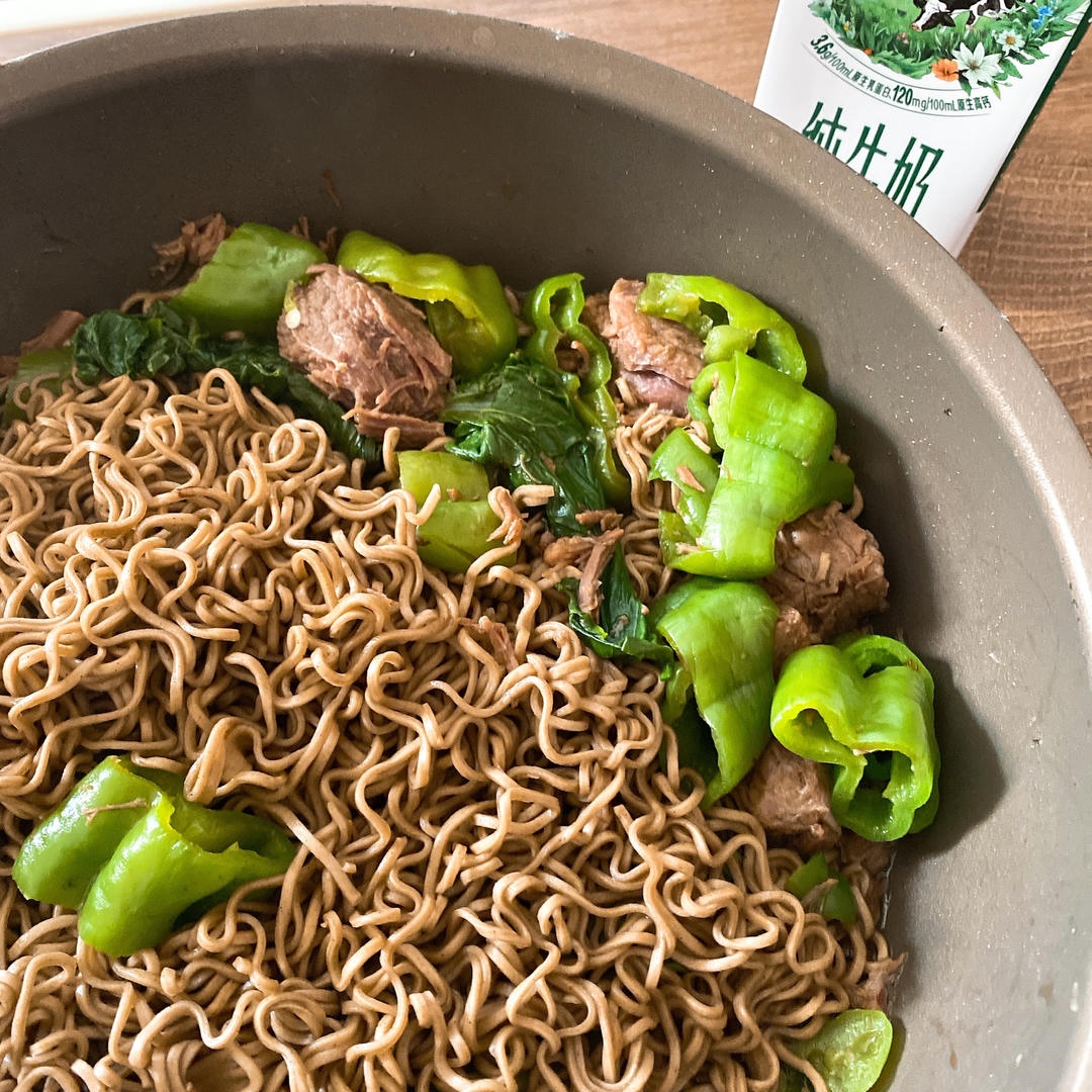 减脂荷包蛋焖荞麦面