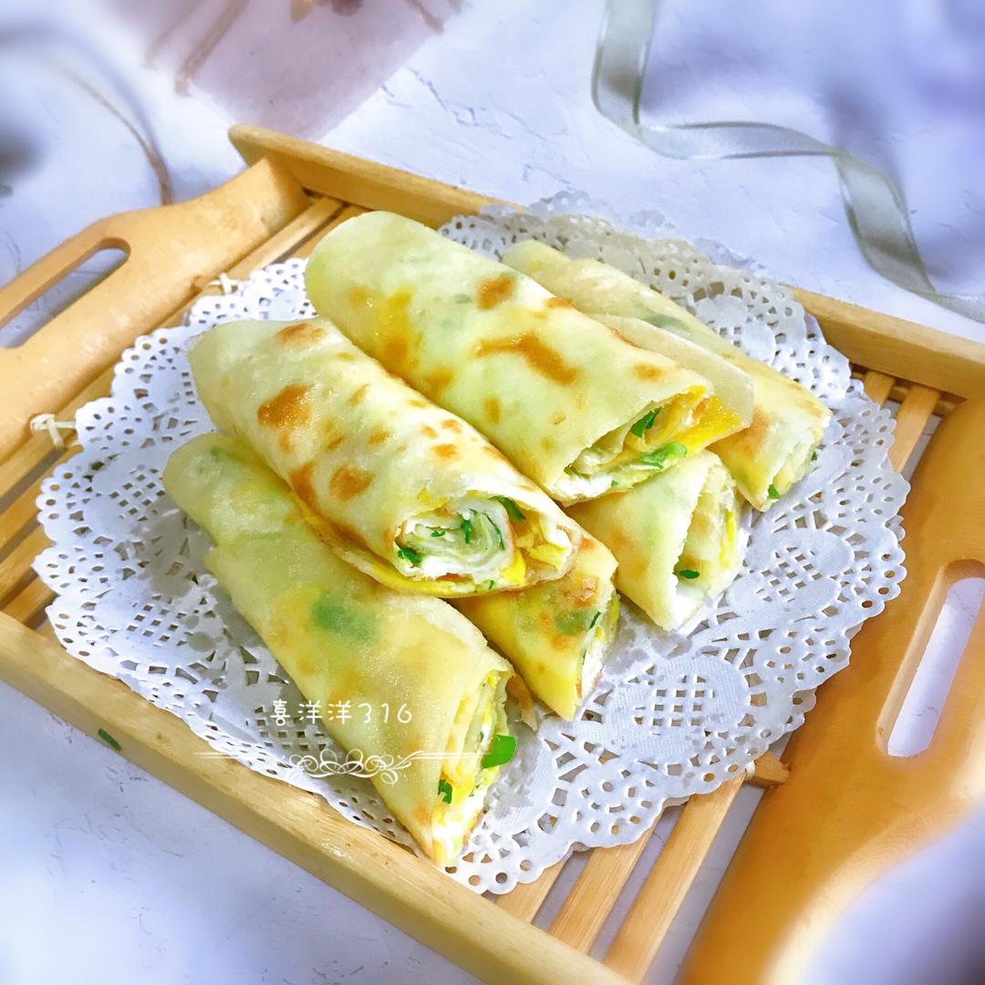 烫面鸡蛋薄饼的做法