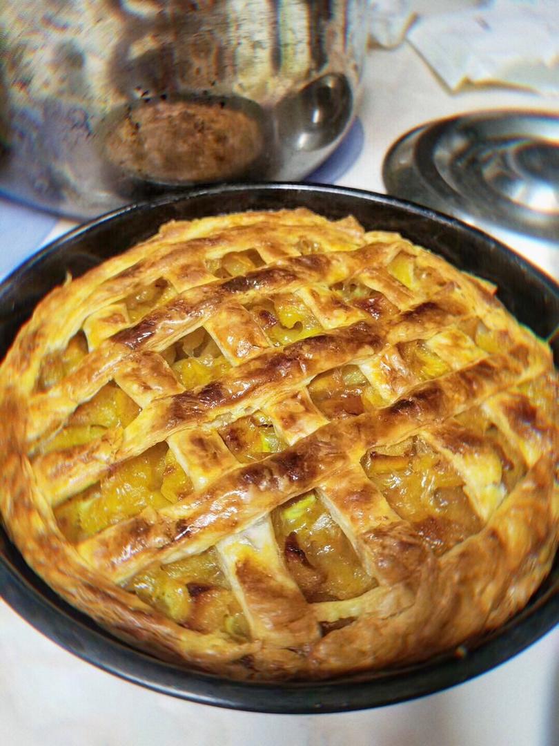 简易快手苹果派