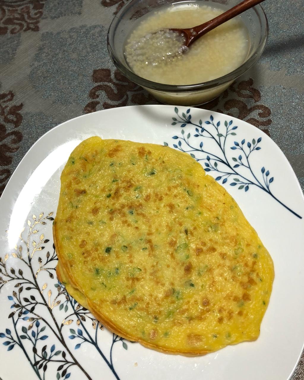 葱花鸡蛋饼