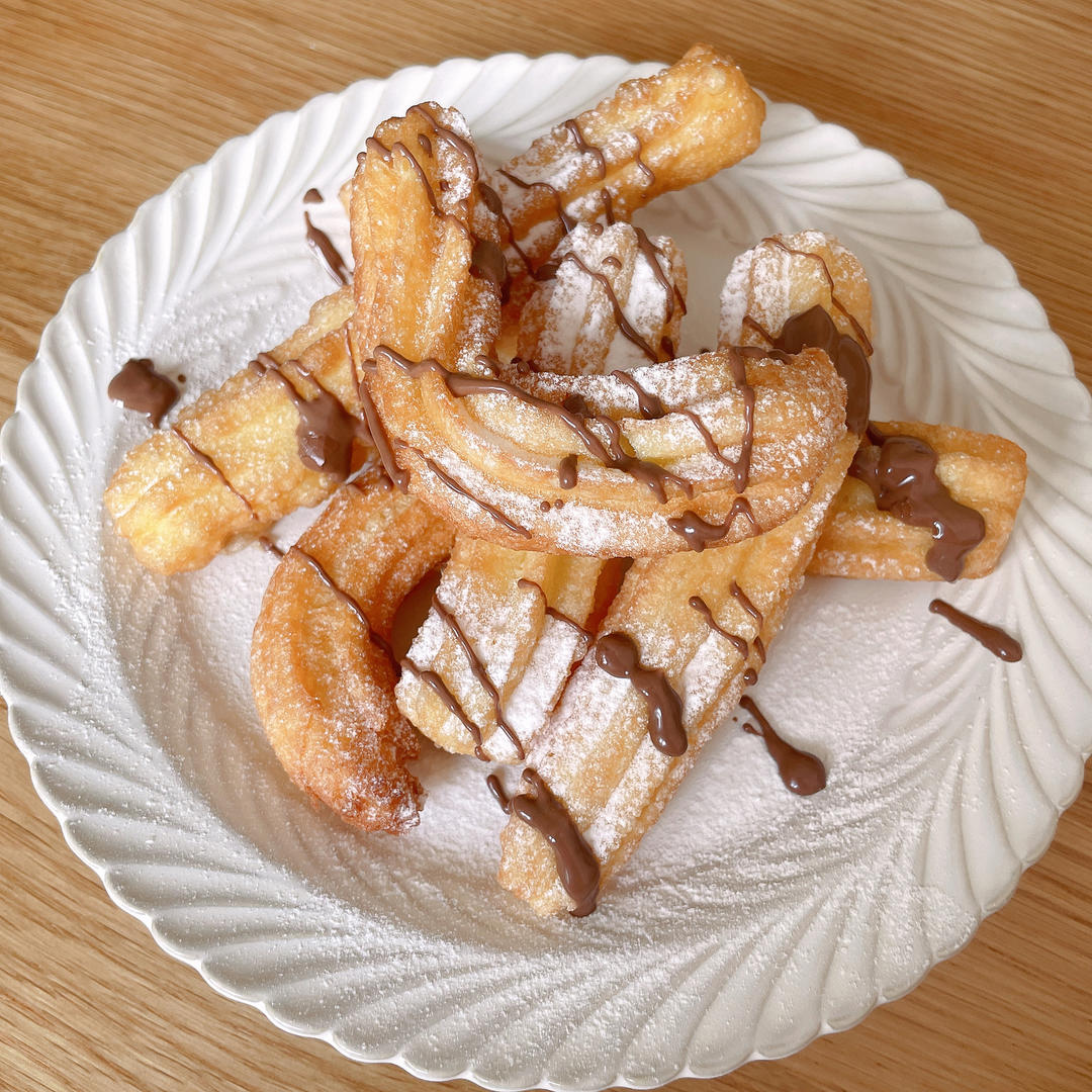 西班牙小油条吉事果churro(两样吃法简单好吃)