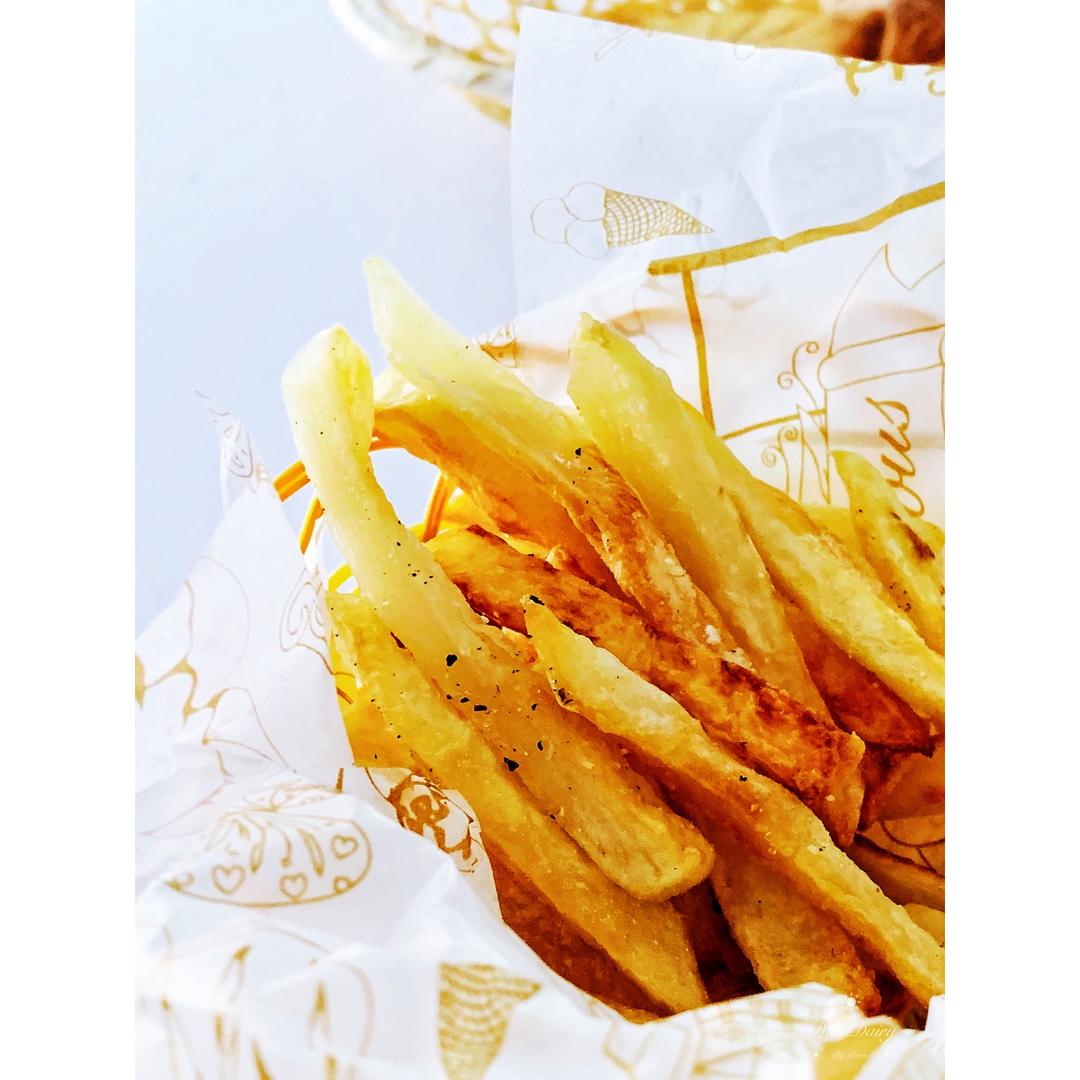 欧芹海盐烤薯条Chips with Parsley Salt——北鼎烤箱食谱