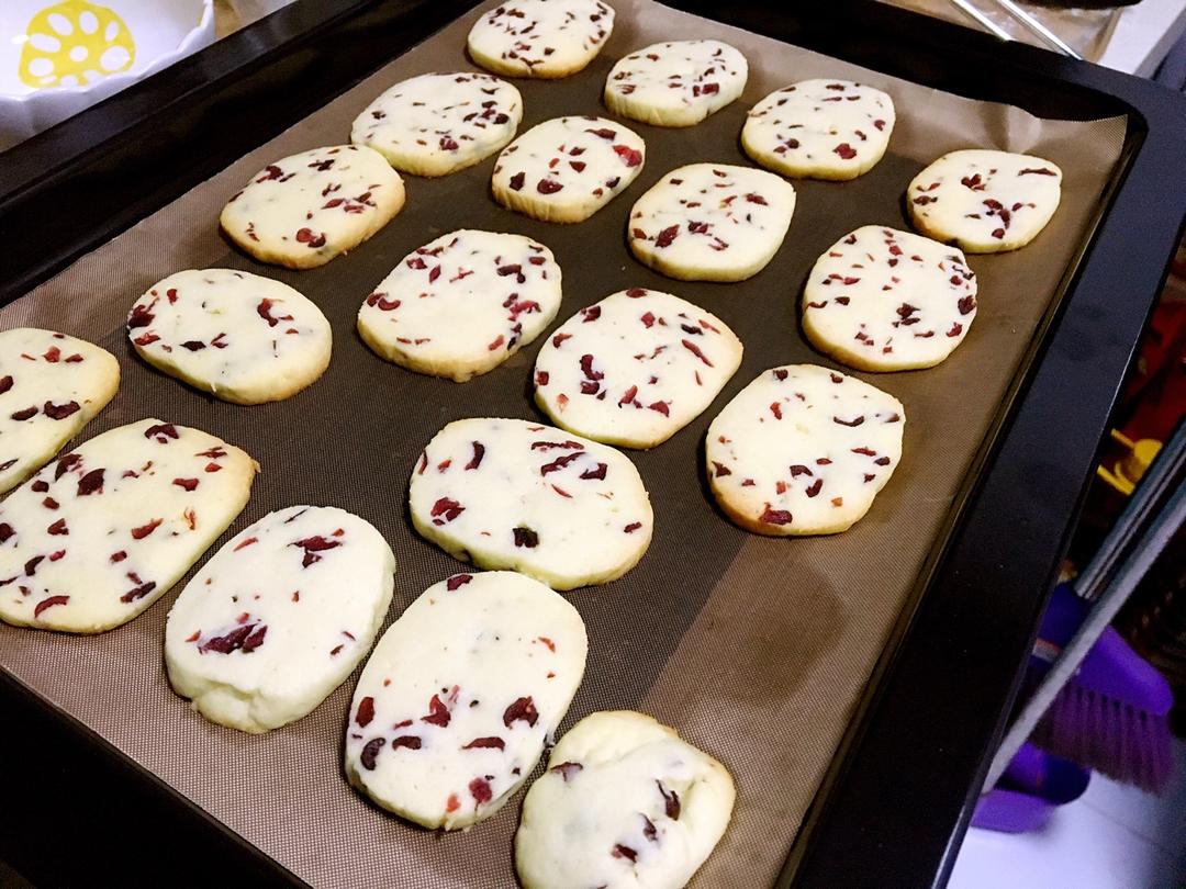 低糖少油版蔓越莓饼干