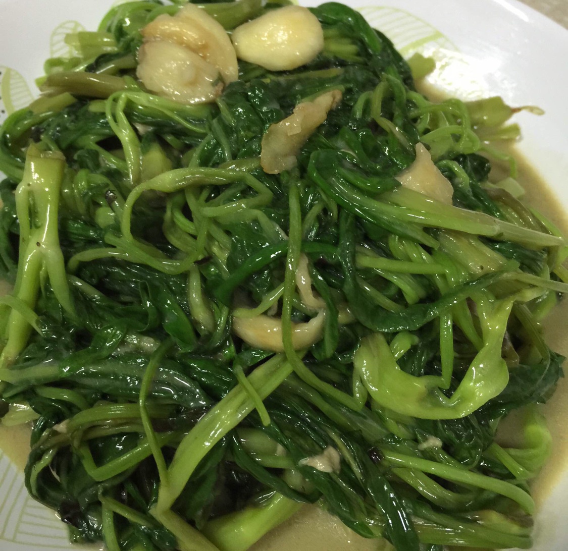 椒丝腐乳炒通菜