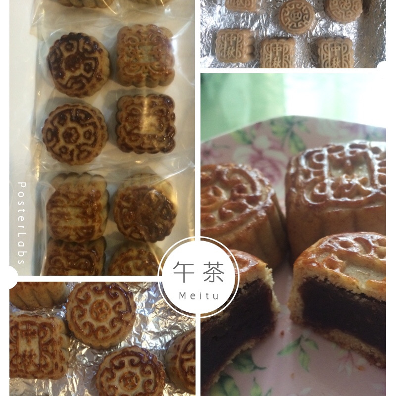 广式莲蓉（豆沙）蛋黄月饼（超详细步骤）