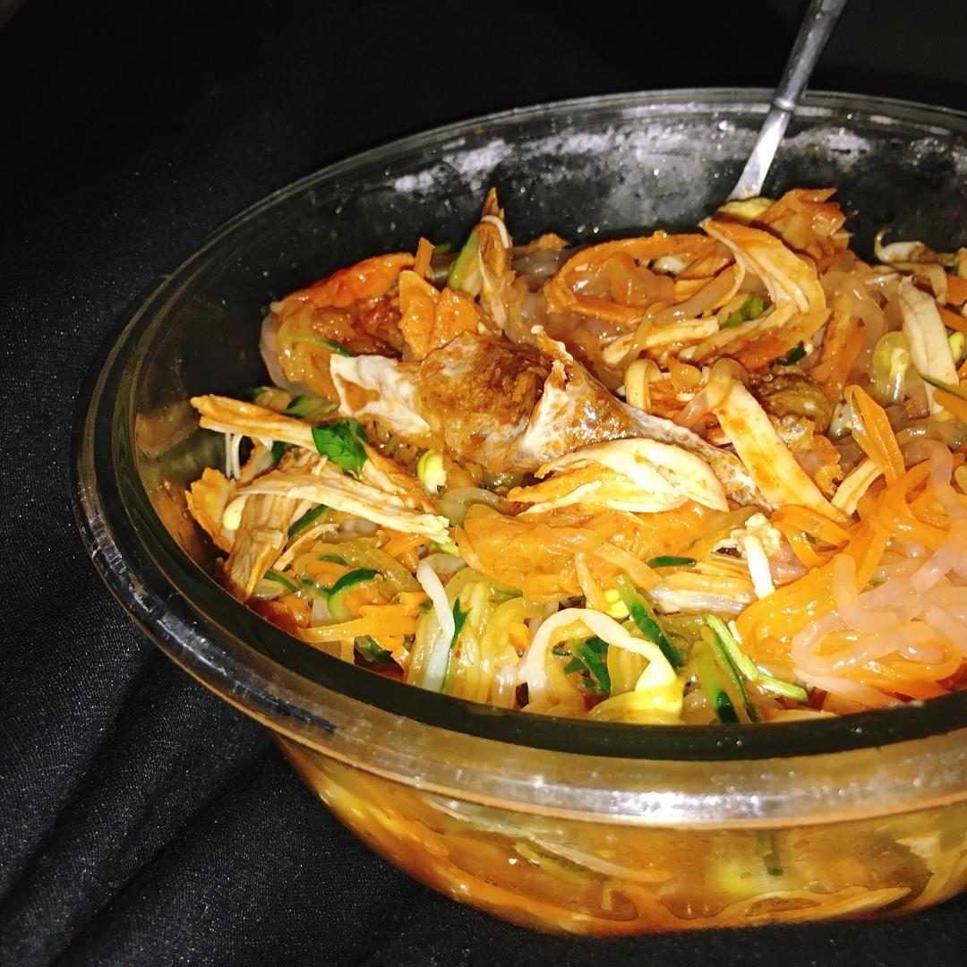 韩式拌魔芋丝的做法