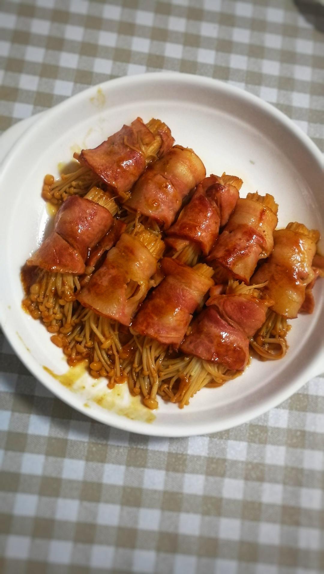金针菇培根卷