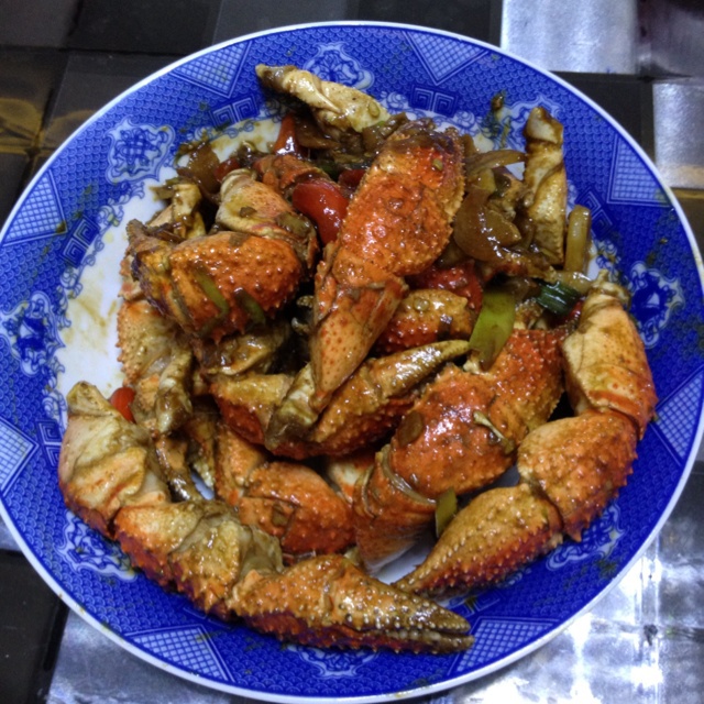 红烧酒酿螃蟹脚