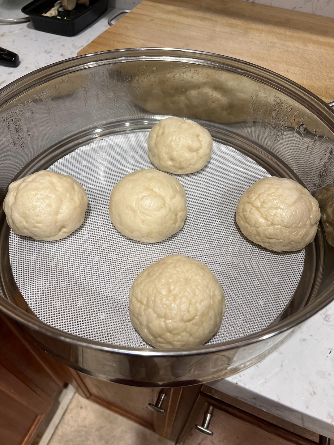 全家人都爱吃的白面馒头 蓬松煊软 水光肌表皮 面香味十足