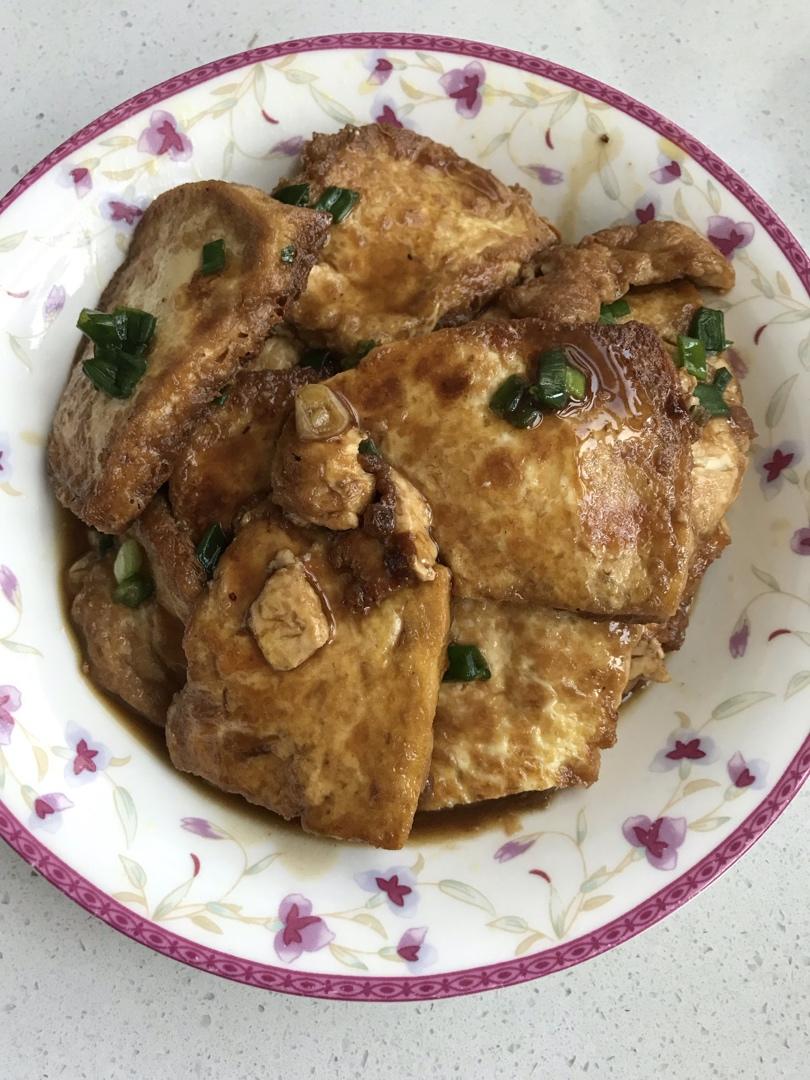 蚝油嫩豆腐