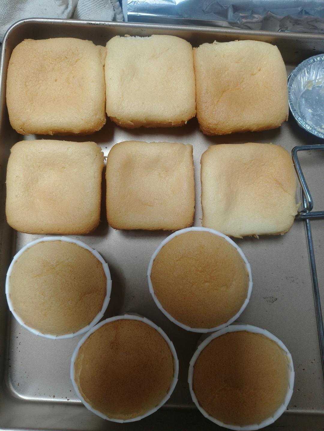 不开裂不回缩的纸杯小蛋糕