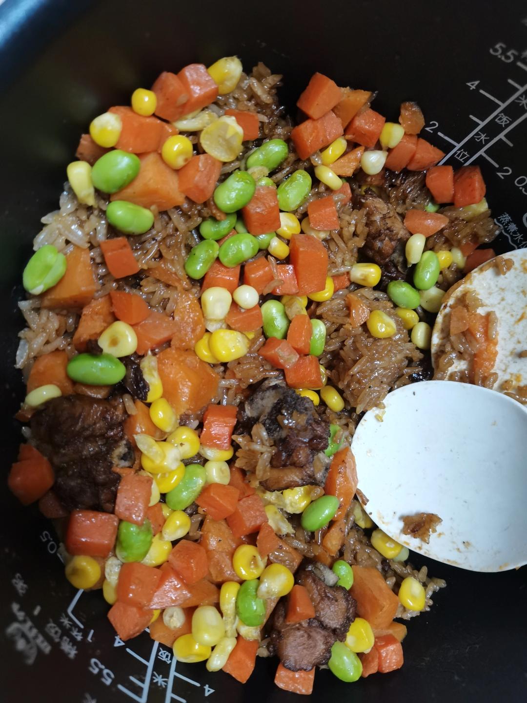 电饭锅版排骨焖饭