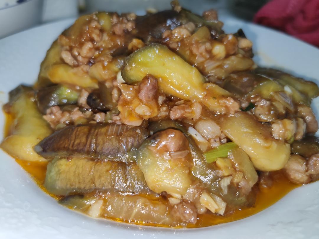 肉沫鱼香茄子（少油版）的做法 步骤12