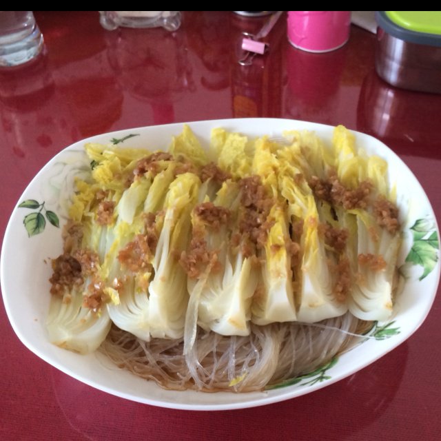 蒜蓉粉丝蒸娃娃菜